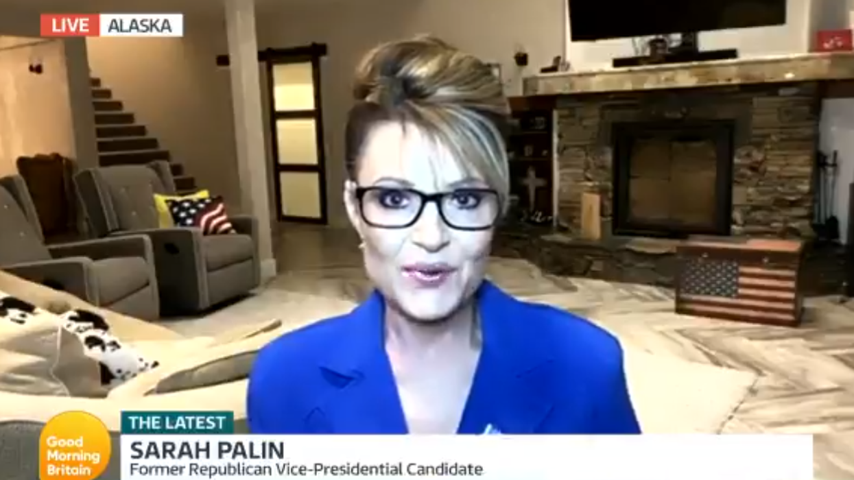 'Totally bonkers': Piers Morgan torches Sarah Palin to her face for 'talking nonsense' about election fraud