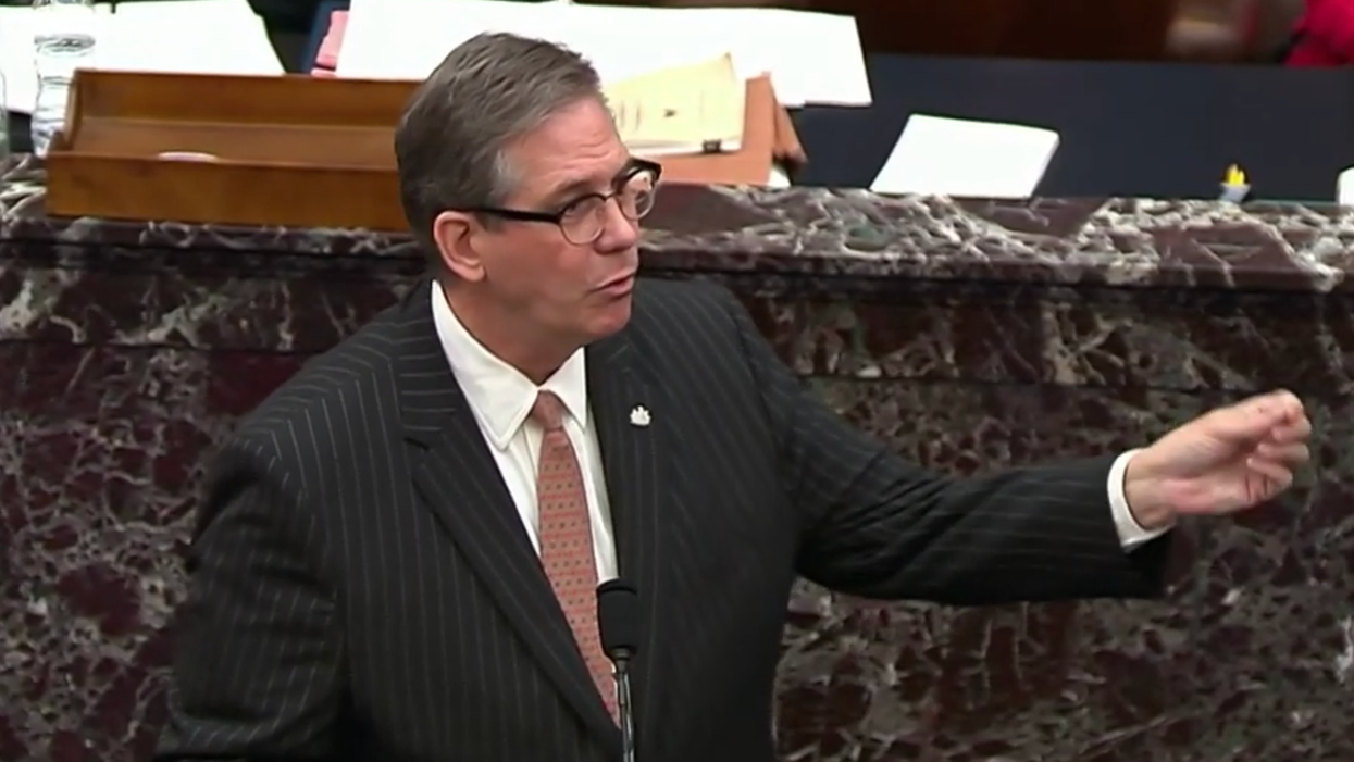 'What is this dude rambling about?': Trump impeachment lawyer's terrible opening argument stuns observers
