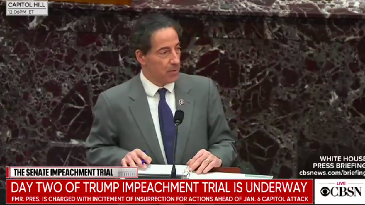 Watch: Lead impeachment manager lays out how 'inciter-in-chief' Trump 'praised and encouraged and cultivated violence'