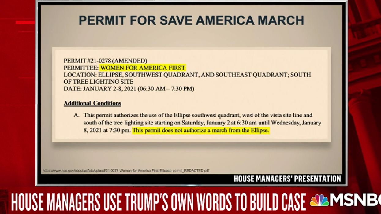 Trump White House role in sending mob to Capitol detailed in new permit evidence