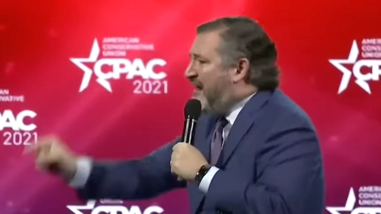 Watch: Ted Cruz goes completely wild and screams in fuming speech to CPAC