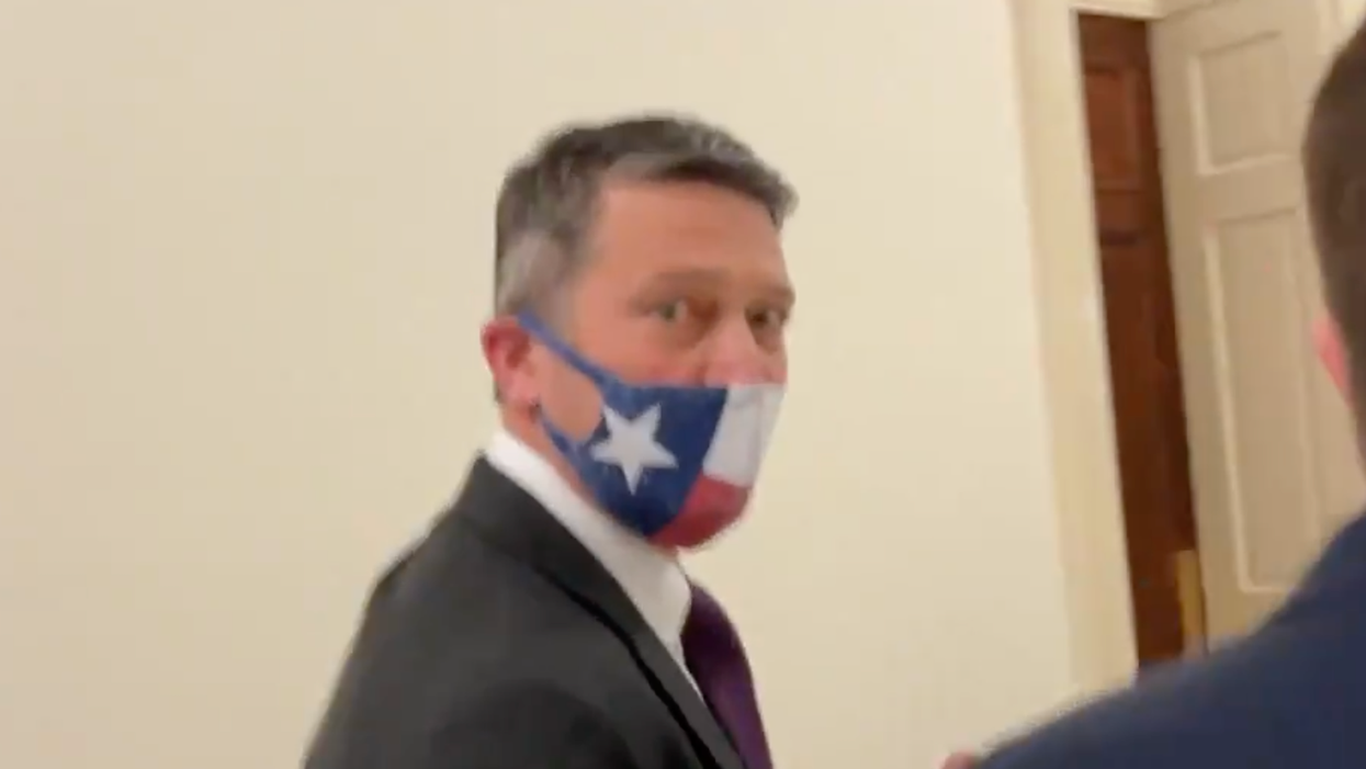 Watch GOP Rep. Ronny Jackson flee a reporter asking about a report on his 'sexual and denigrating' behavior