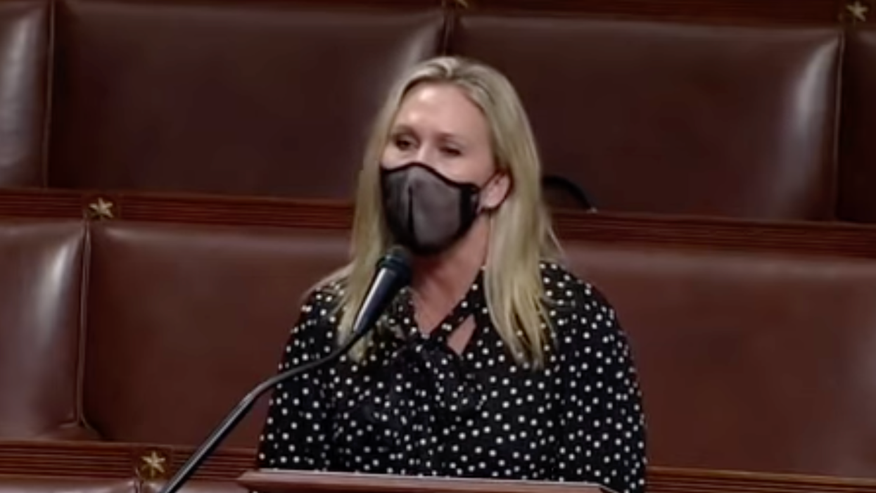 Marjorie Taylor Greene goes on a wild rant against pro-LGBTQ bill on the House floor