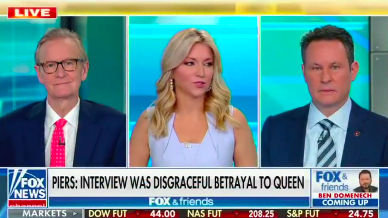 'Cracks me up': Laughing Fox & Friends hosts gang up to mock Georgia voters banned from being given water