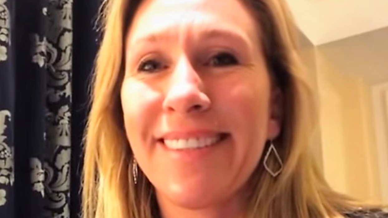 Reporter catches Marjorie Taylor Greene shamelessly lying about her widely panned 'Anglo-Saxon' caucus