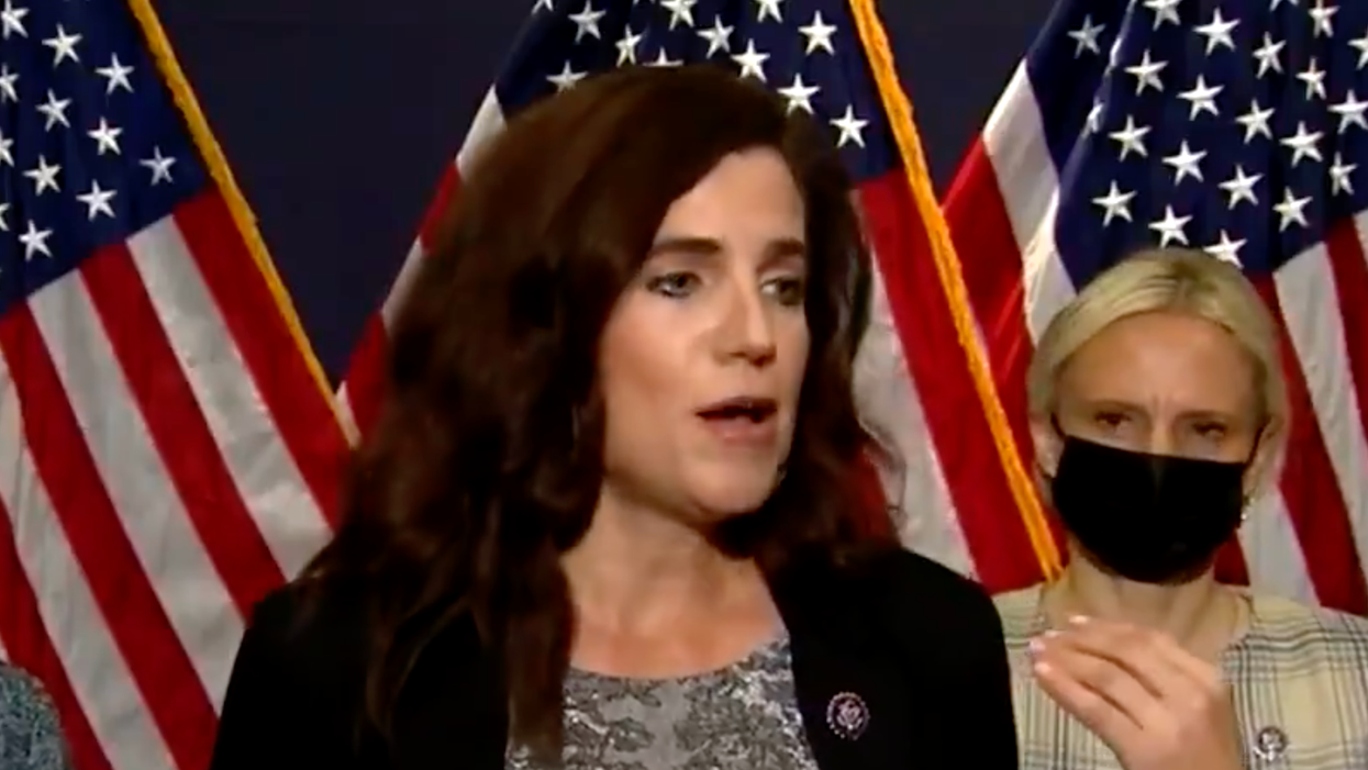 A Republican tried to attack DC statehood — but there was a glaring problem right behind her