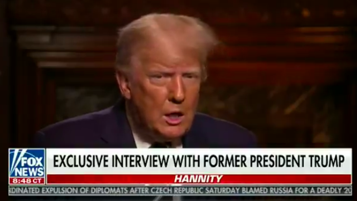 Trump declares being president was 'very traumatic' in softball Sean Hannity interview