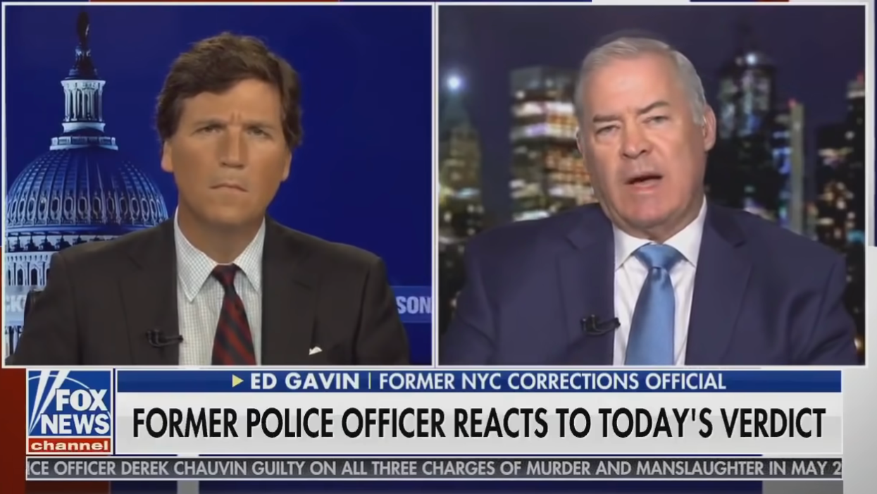 'Nope, done': Tucker Carlson abruptly ends interview after former NYPD officer schools him on Derek Chauvin's culpability