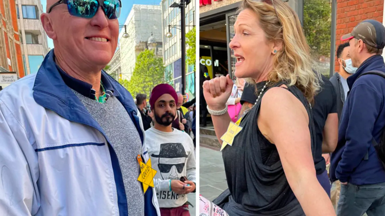 Anti-vaxxers are wearing Yellow Stars of David to protest coronavirus vaccines: report