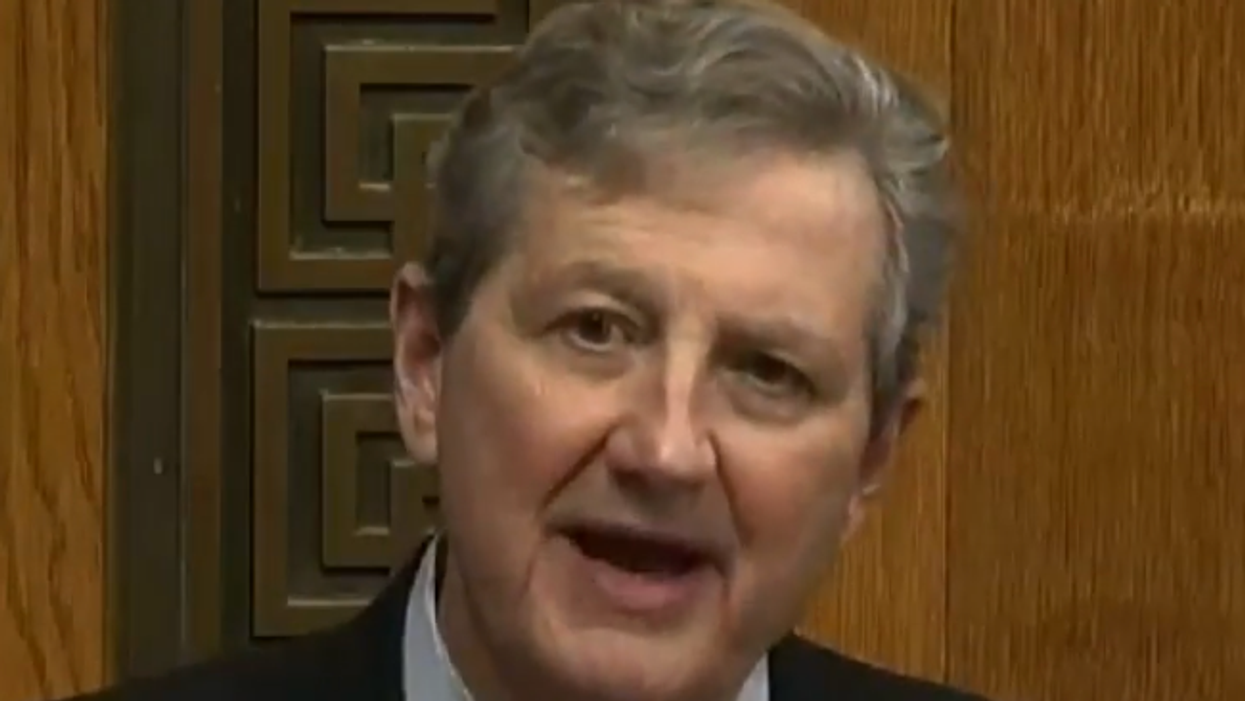 'Dumbest' GOP senator who skipped out on Fed nominee vote slammed for blaming Biden for price of gas