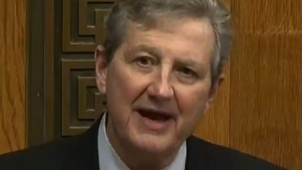 Sen. John Kennedy gets hammered on Twitter over weak argument in support of cops: 'Stupid is as Kennedy does'