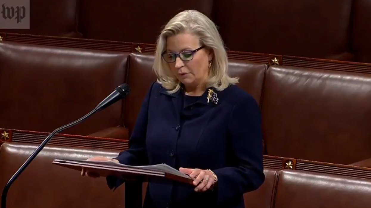 'Ignoring the lie emboldens the liar': Watch Liz Cheney deliver a hard-hitting speech blasting the GOP