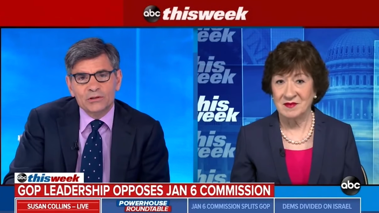 ABC host corners 'unrealistic' Susan Collins for opposing Jan. 6 commission that she 'strongly' supports