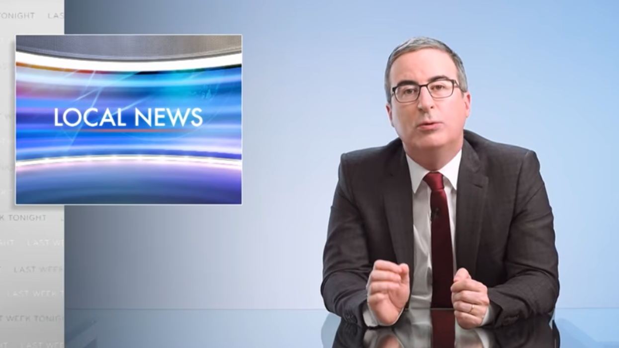 John Oliver tricks three local TV stations into airing segments about fake 'sexual wellness blanket'