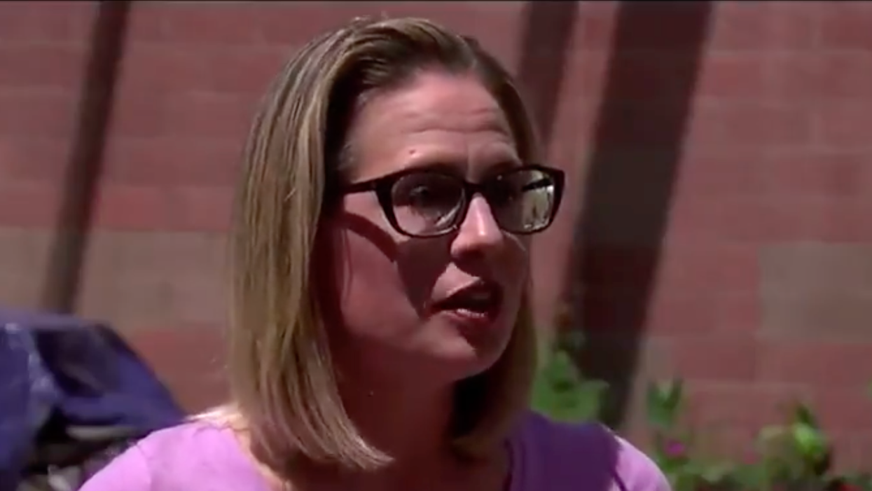Kyrsten Sinema inspires ridicule with bizarre defense of the filibuster