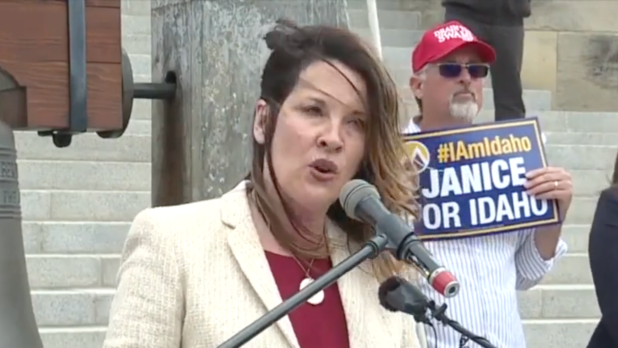 Video reportedly shows Idaho lieutenant governor being endorsed by far-right militia extremist