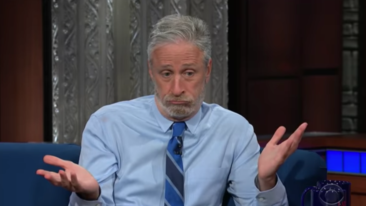 'More than likely caused by science': Jon Stewart stuns Stephen Colbert with COVID lab leak theory