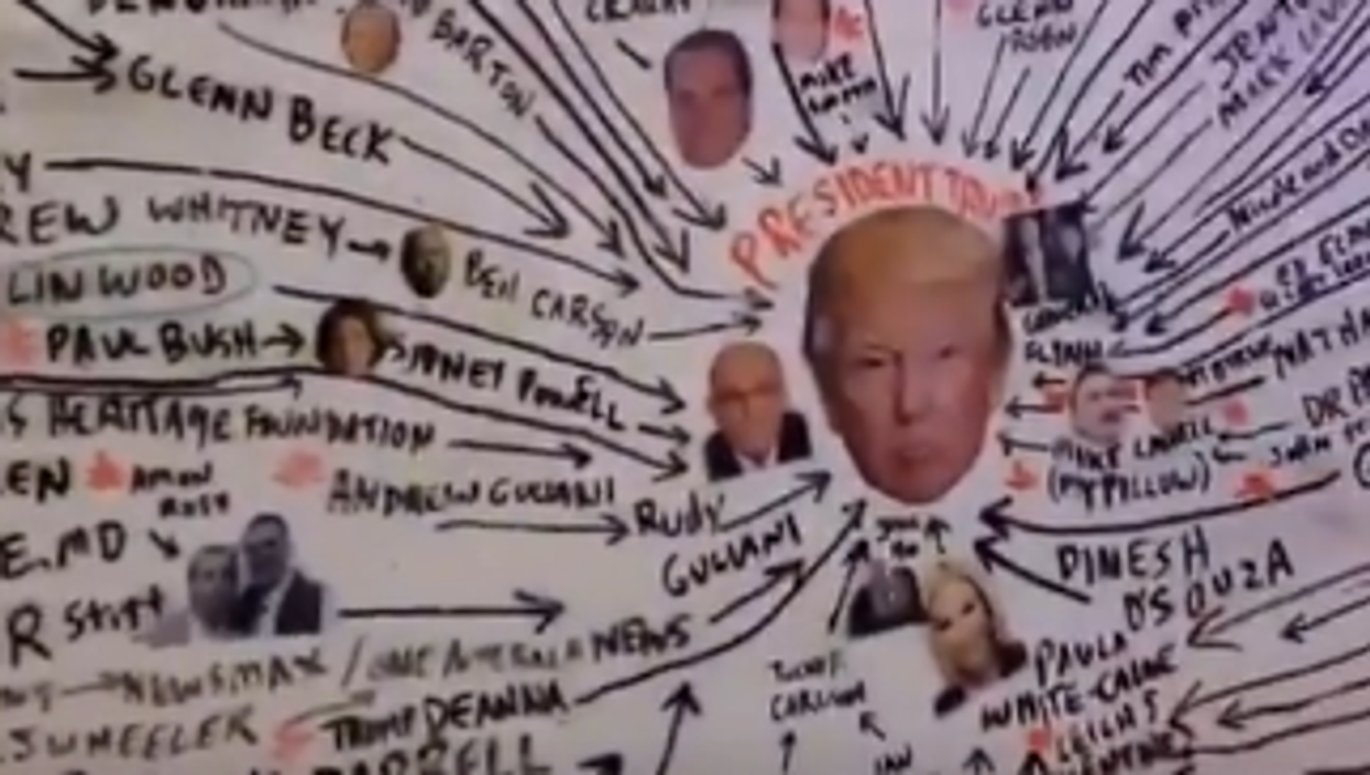 Bizarre 'cult map' making rounds on the conspiratorial right sparks confusion and mockery