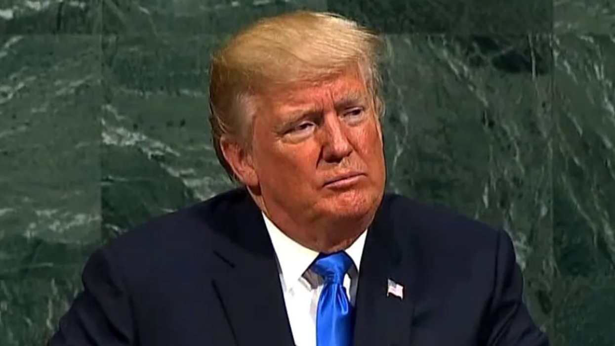 Embarrassing Trump video re-emerges after he insists the world 'didn’t laugh' at us when he was president