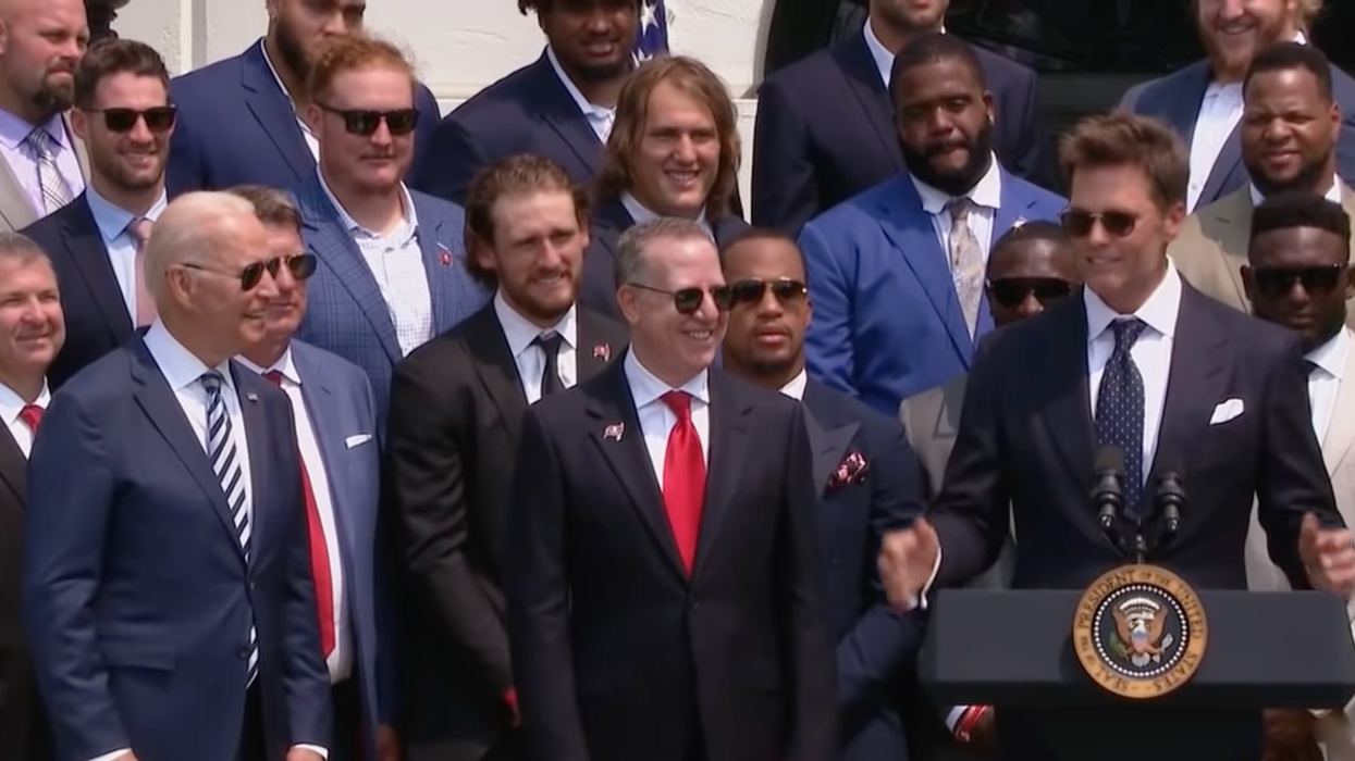 Joe Biden and Tom Brady make a mockery of Trump's election conspiracy theories