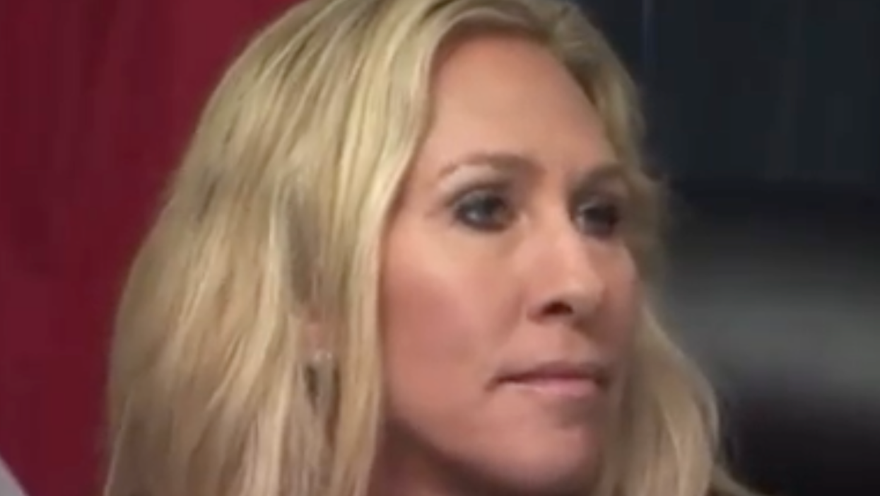 Marjorie Taylor Greene accuses a reporter of violating her rights for asking a simple question