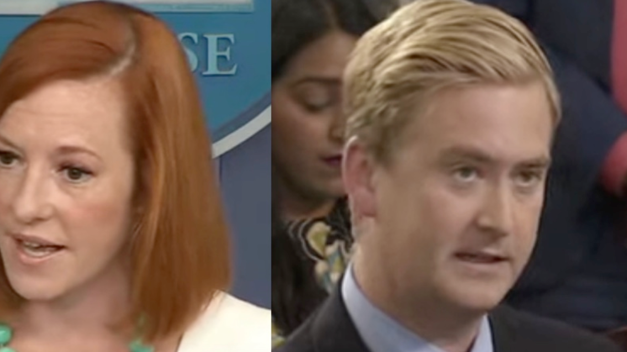 Jen Psaki is forced to explain Covid basics to a Fox News reporter who tries to play the blame game
