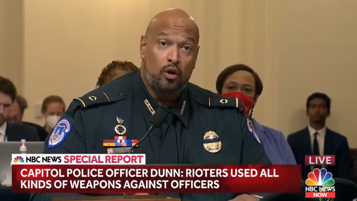 Black Capitol Police officer reveals 'torrent of racial epithets' from Jan. 6 insurrectionists