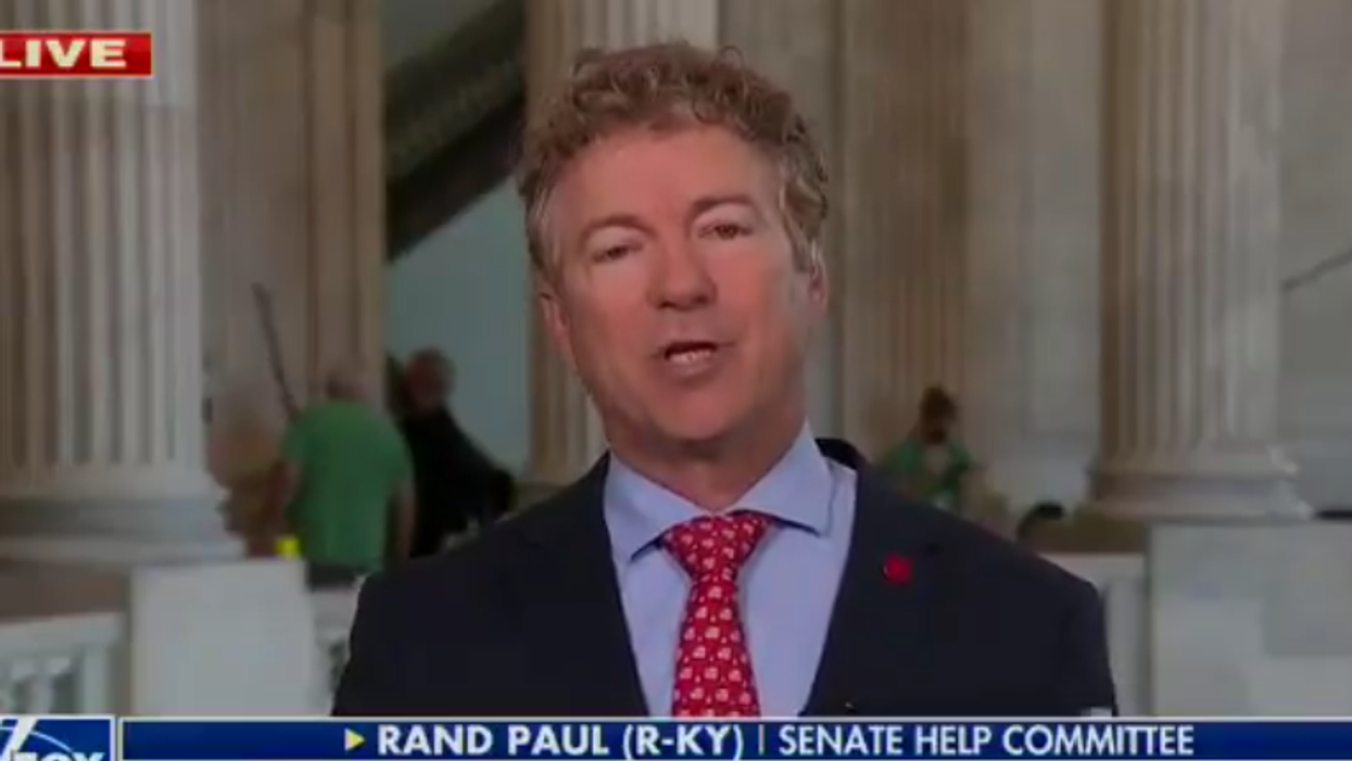 Watch: Rand Paul tells vaccinated Americans to 'mind your own business'