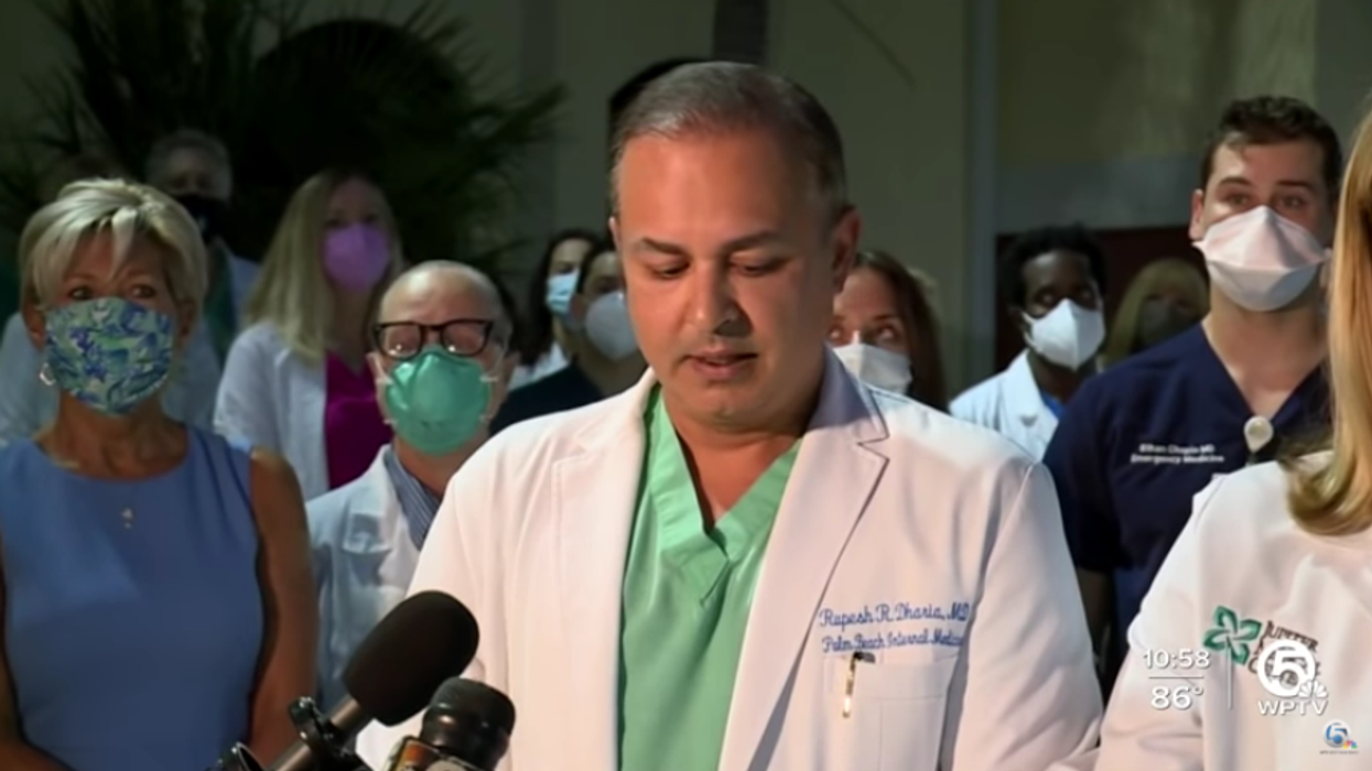 Florida doctors hold press conference to raise awareness about the COVID health crisis in the state