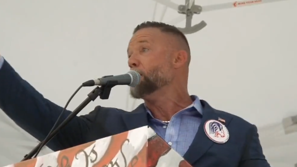 'How you get stuff done': Anti-mask GOP nominee threatens to use '20 strong men' to physically remove school boards