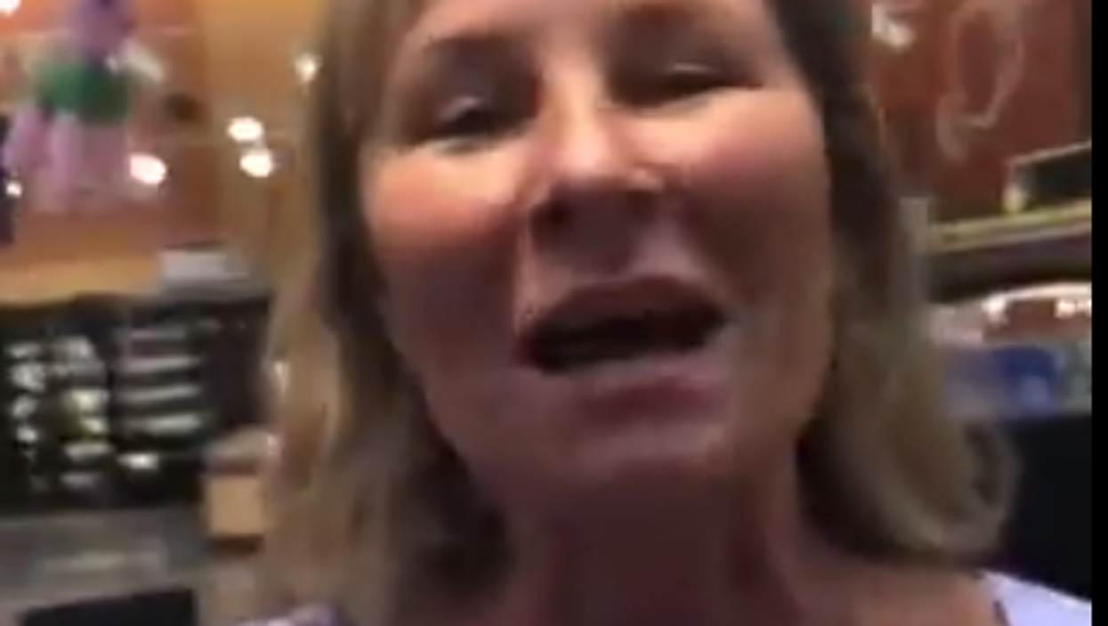 Employer of anti-masker caught on camera coughing on supermarket shoppers says they are 'investigating'