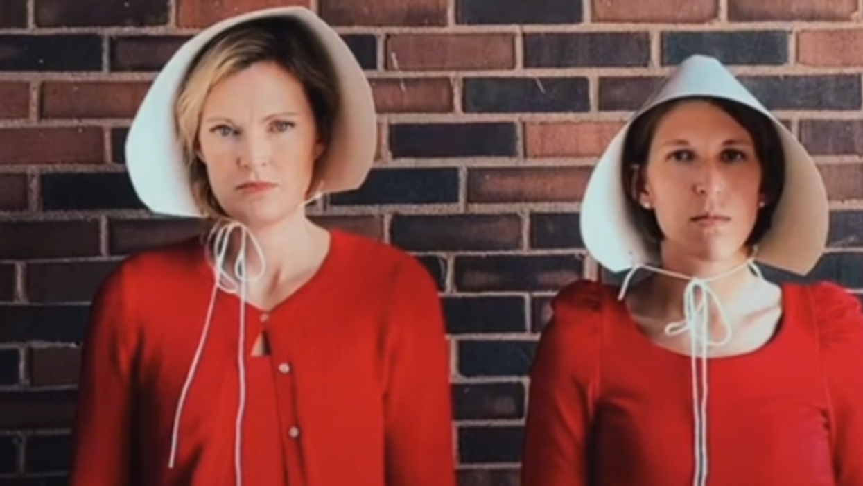'Unjust, patriarchal laws': Alabama pastors protest Texas abortion law with 'Handmaid’s Tale' costumes