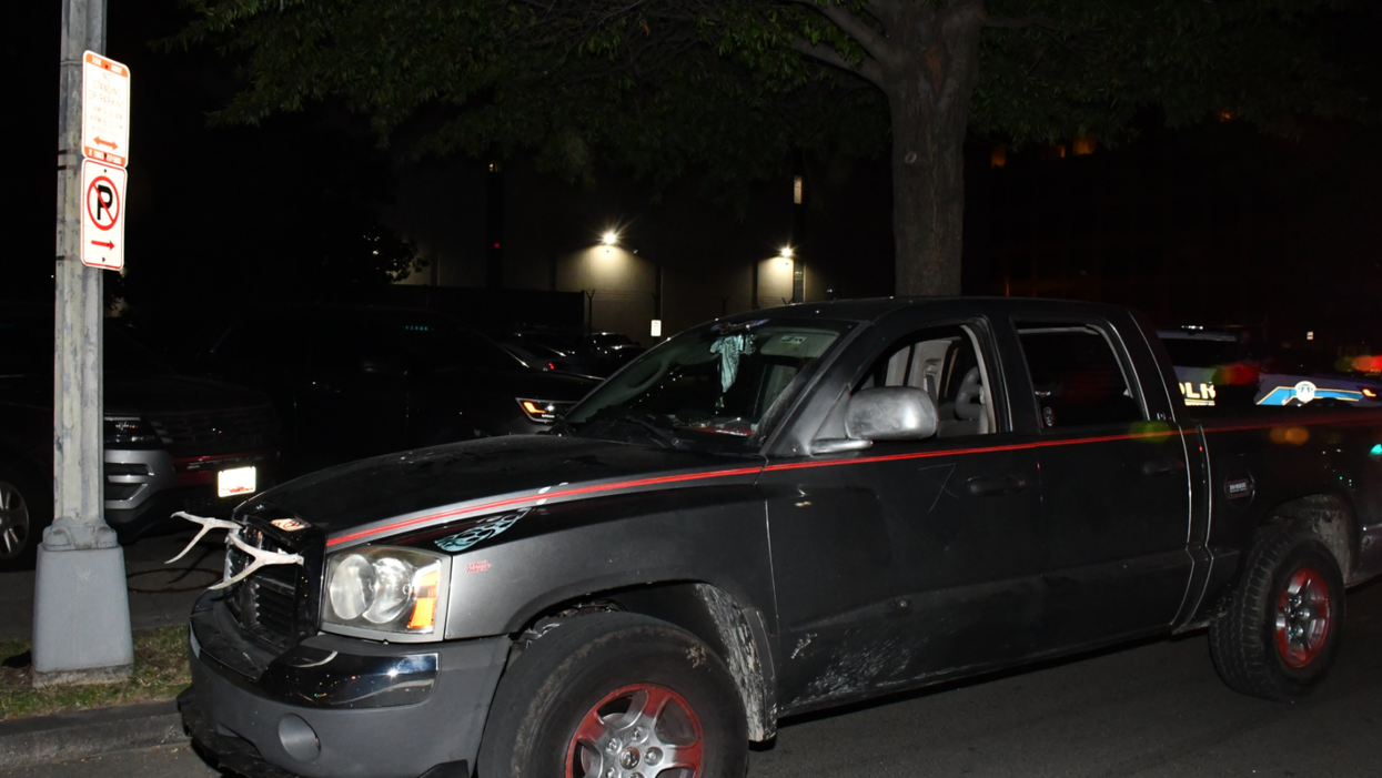 Capitol Police arrest man with a machete and white supremacist symbols on his truck near DNC HQ: report