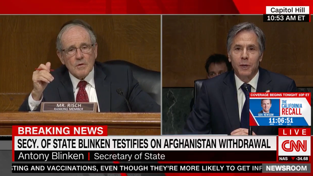 'The president speaks for himself': Blinken shuts down GOP senator claiming someone has 'a button' to silence Biden