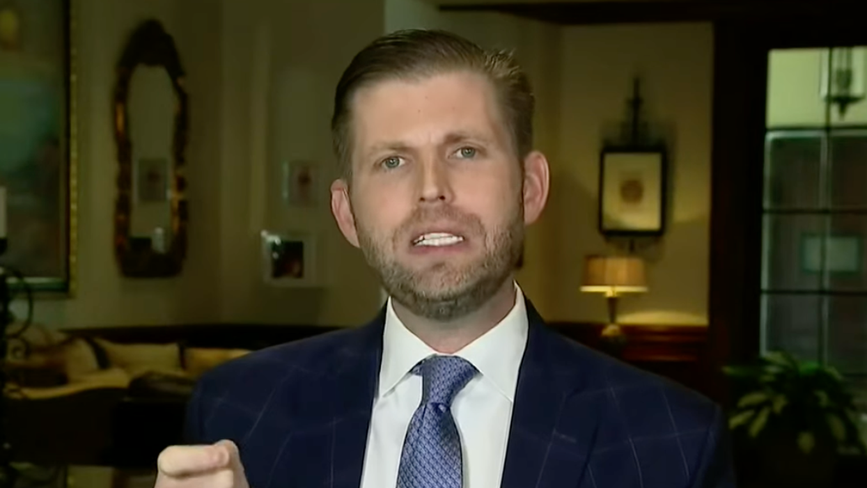 Eric Trump melts down on Fox News because he's getting 'subpoena after subpoena after subpoena'