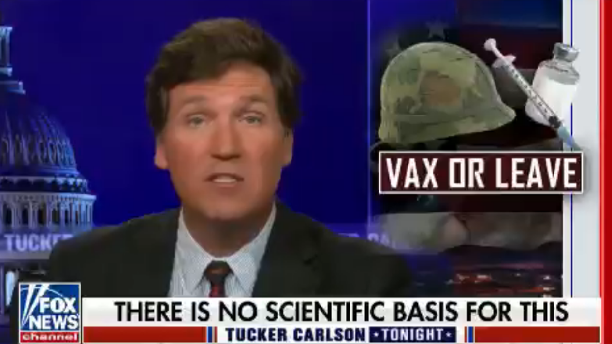 Tucker Carlson has a mind-boggling new conspiracy theory about the COVID-19 vaccine