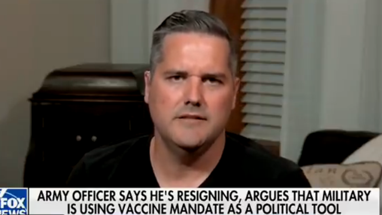Military officer who followed all previous vaccine mandates says he’s refusing COVID vaccine because 'freedom'