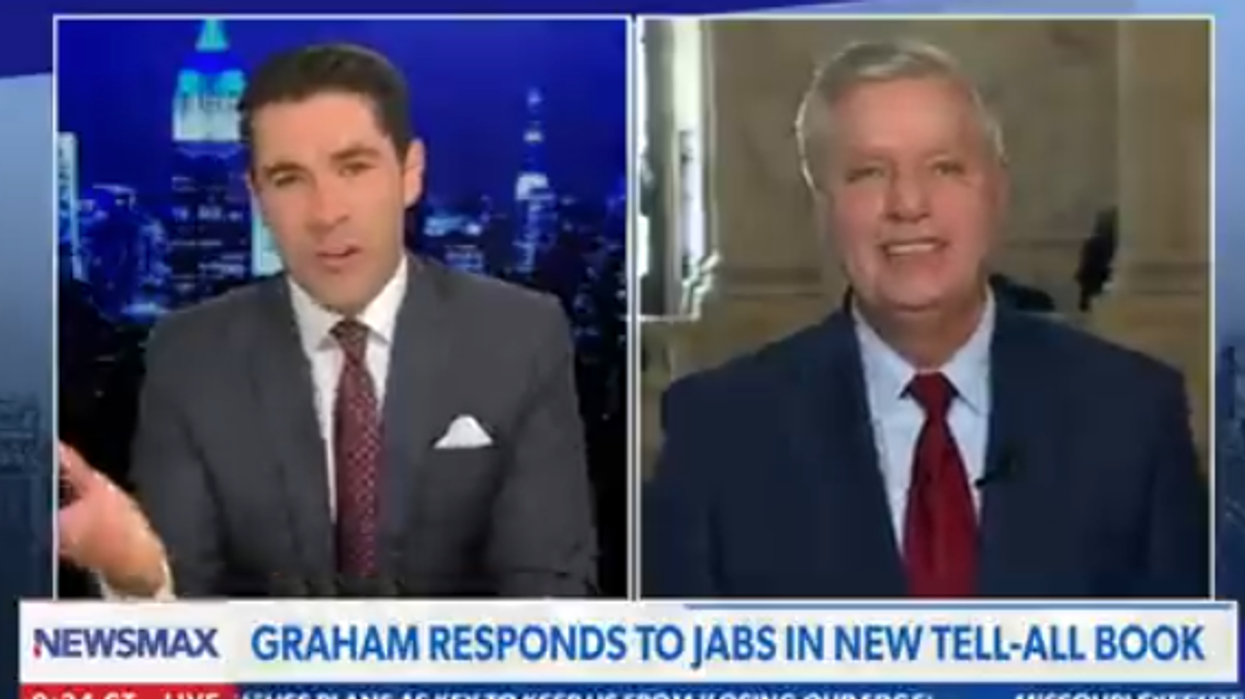 'I need my next meal': Flustered Lindsey Graham delivers bizarre response to claims of freeloading off Trump