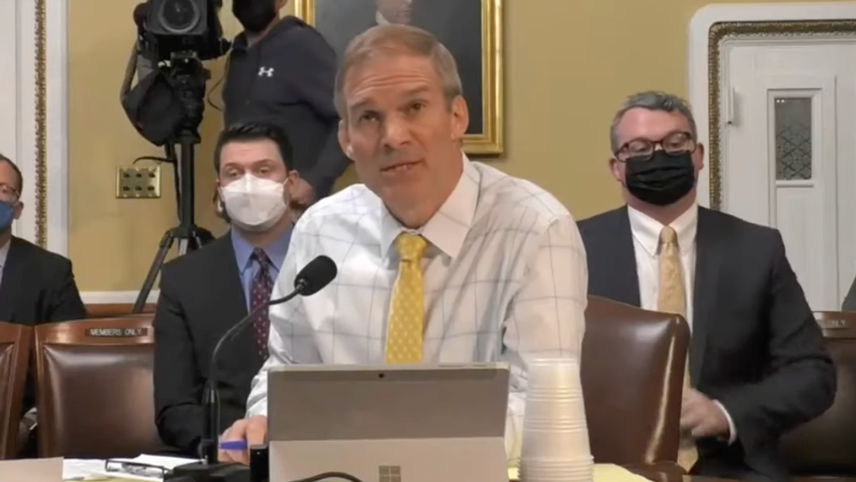 Jim Jordan explodes with anger after Dem chairman challenges him to say 'election was not stolen'