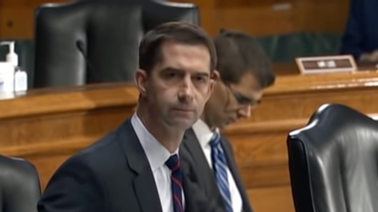 Sen. Tom Cotton gets called out for 'blatant effort' to perform for Fox News by attacking Merrick Garland