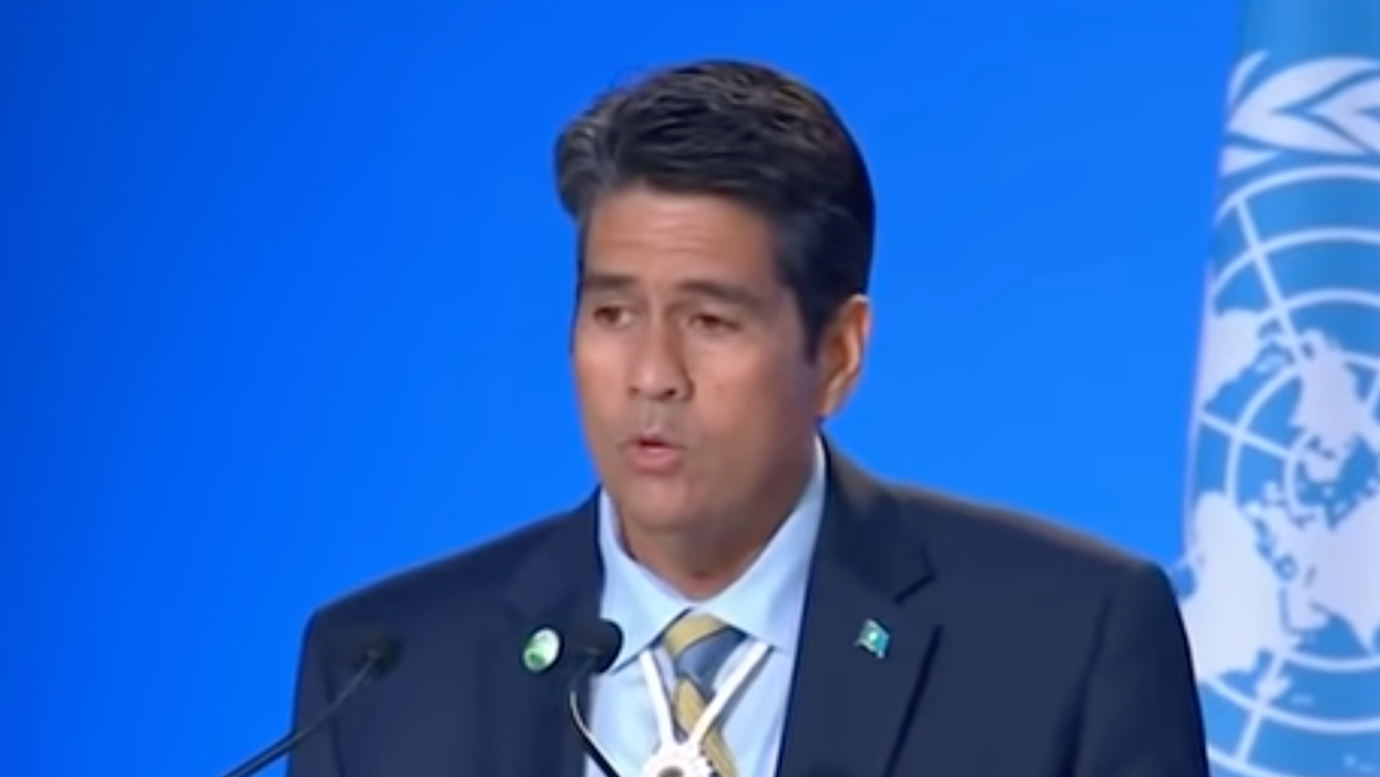 'You might as well bomb our islands': Palau president admonishes big emitters at COP26