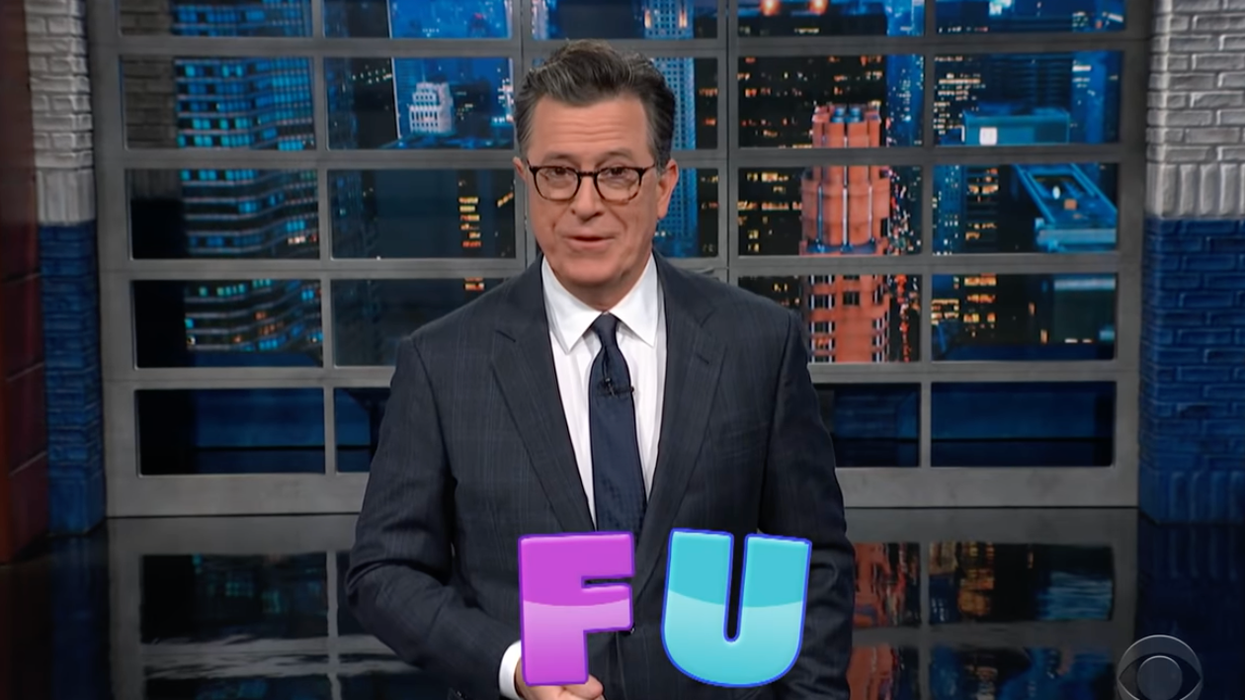 Watch: Stephen Colbert defends Big Bird from Ted Cruz’s ire with colorful 2-letter retort