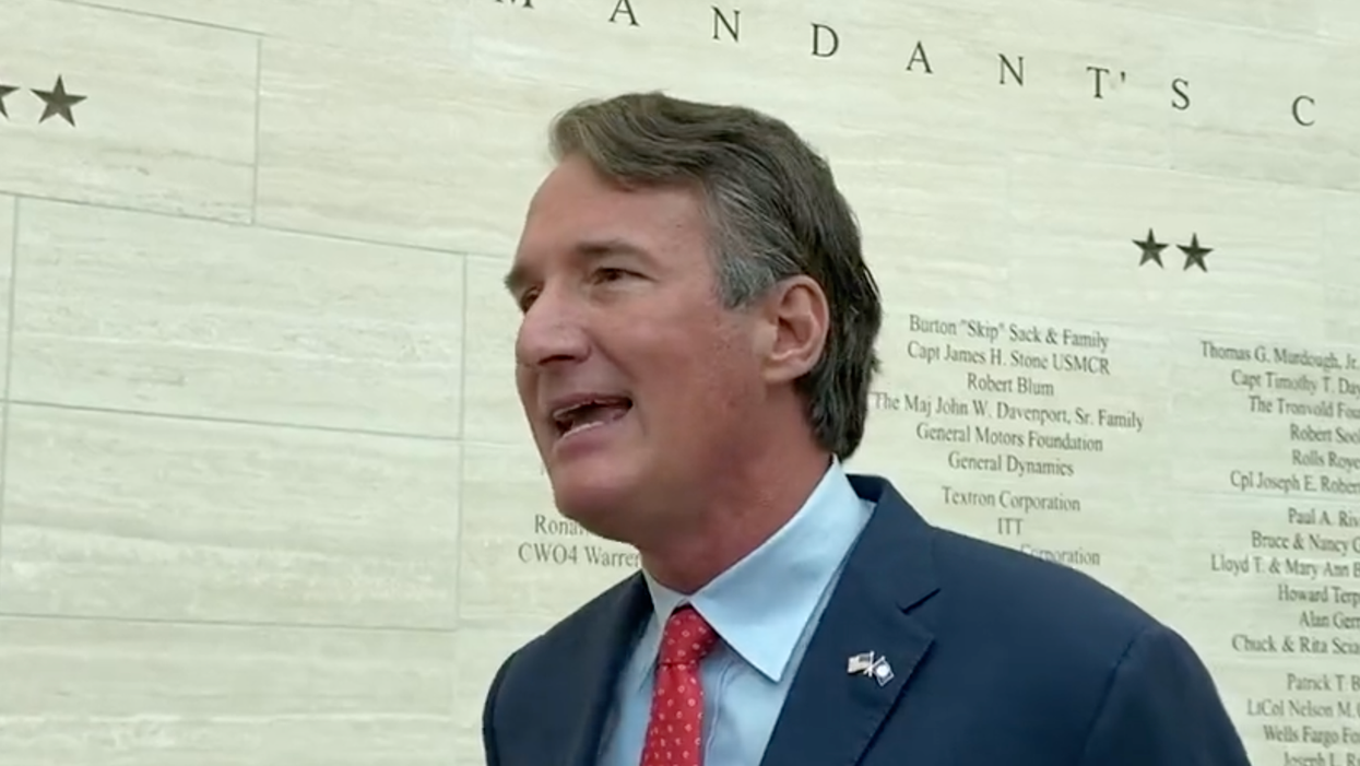 Glenn Youngkin tries to defend his son's attempt to vote illegally — but he leaves out a crucial detail