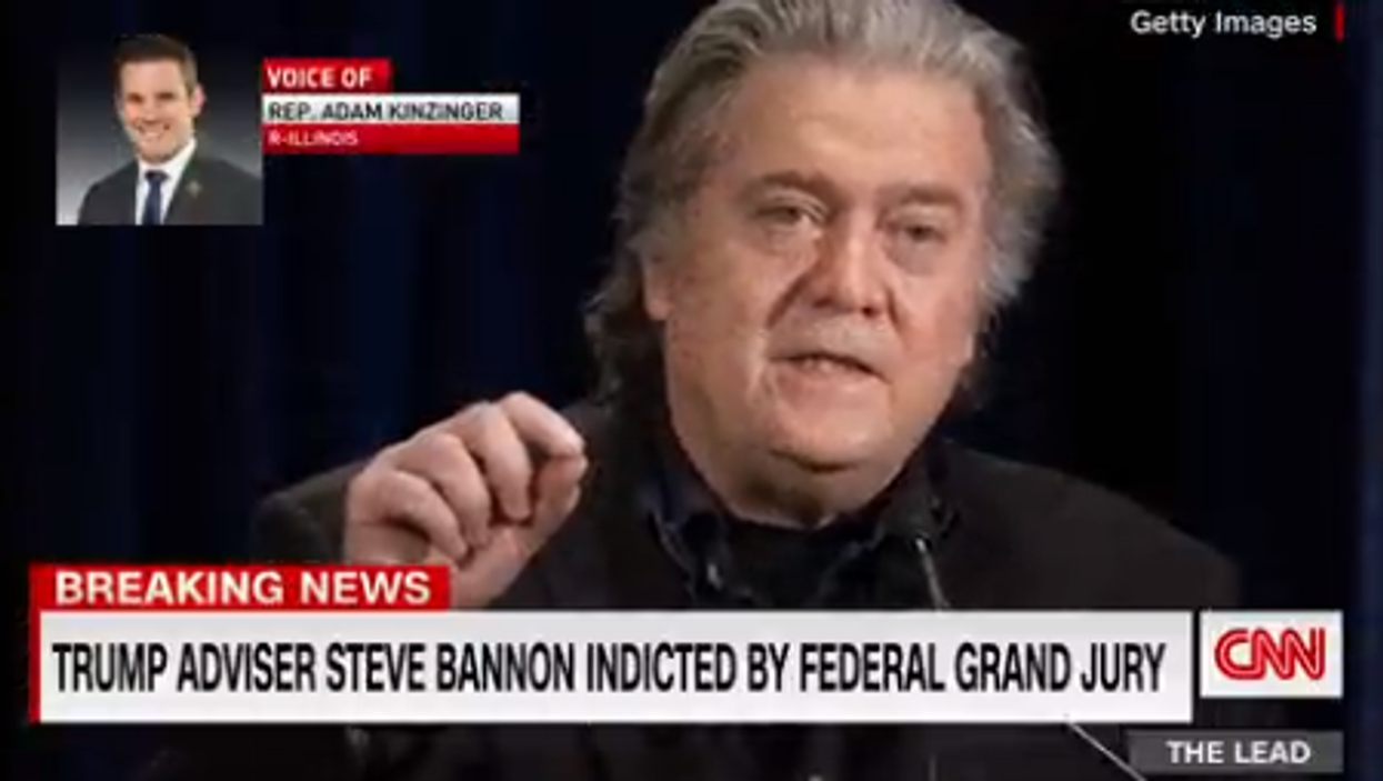 You 'cannot ignore Congress': Adam Kinzinger hopes Steve Bannon's indictment sends a clear message