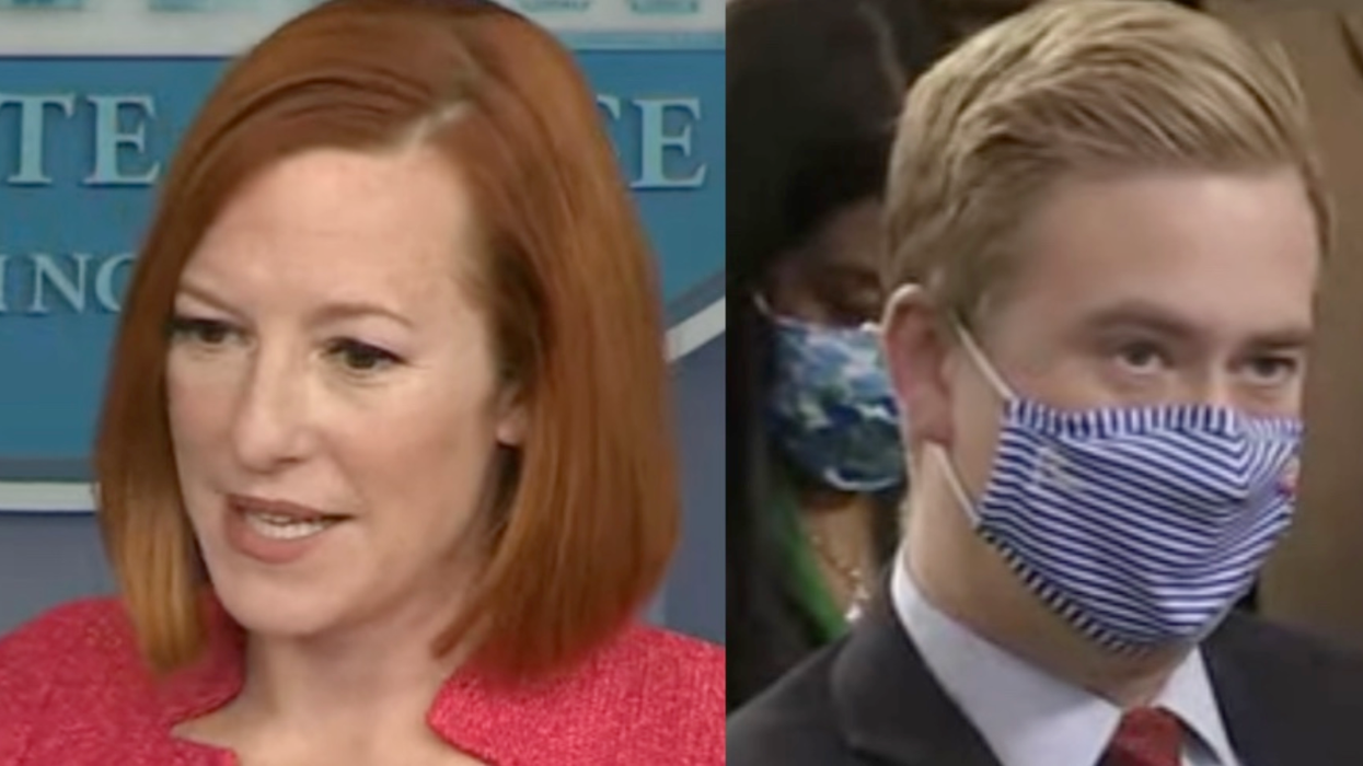 ‘Put it in full context': Jen Psaki shoots down Fox News reporter's false attack on Biden