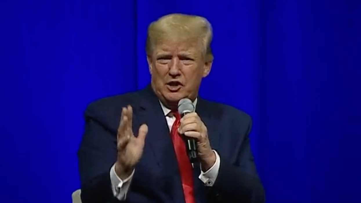 Trump gets jeered for telling his supporters he got the COVID vaccine booster
