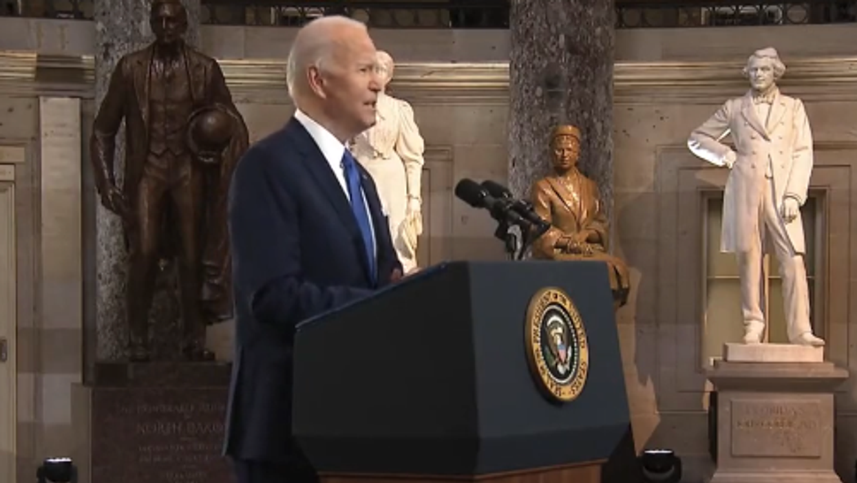 'He can’t accept he lost': Biden blasts 'defeated' Donald Trump’s 'bruised ego' in fiery Jan. 6 speech