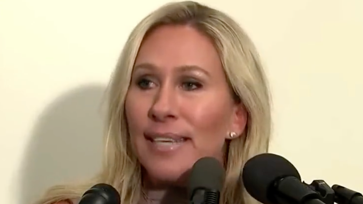 'Is that English?': Newsmax cuts away from Marjorie Taylor Greene as her speech about Jan. 6 baffles critics