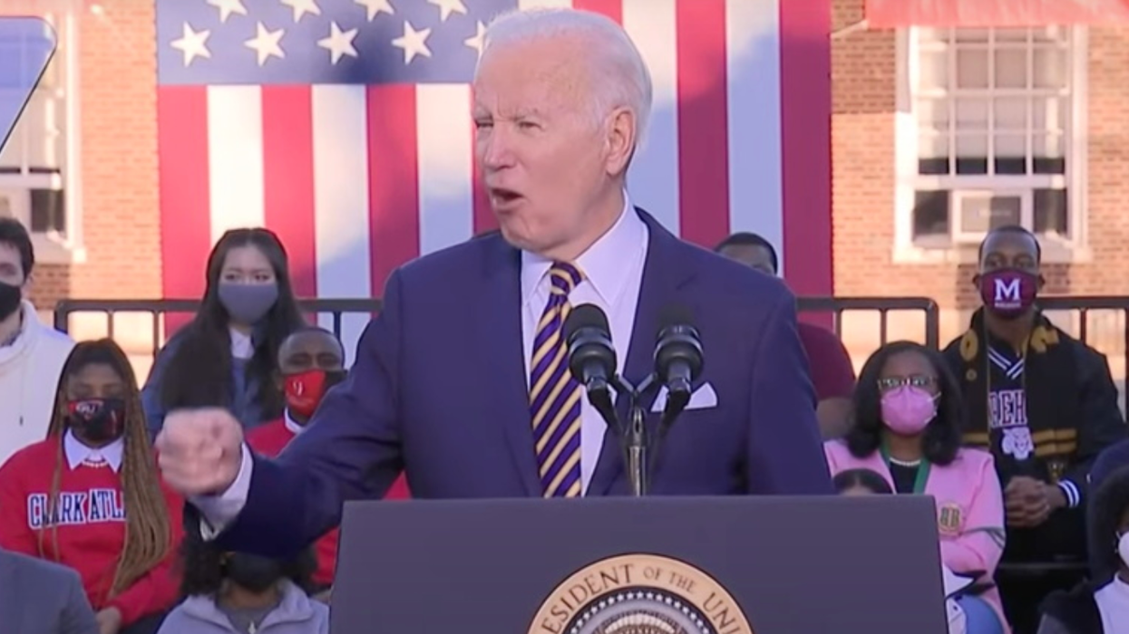 ‘Hate evil, love good’: Biden talks insurrection and civil rights in fiery speech on voting bills