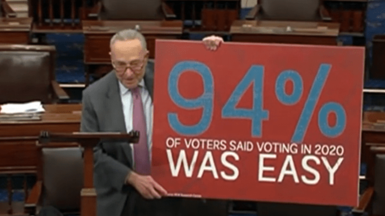 Schumer cleans the floor with Cornyn over voting rights laws and the GOP’s ‘obeisance’ to Trump